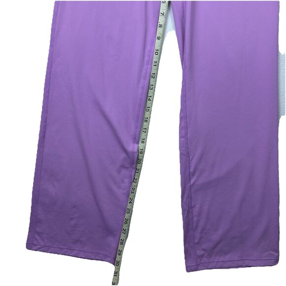 Santiny Wide Leg Pants Lavender Size S 32 12x30‎ High Rise Yoga Lounge Stretch - Picture 6 of 8
